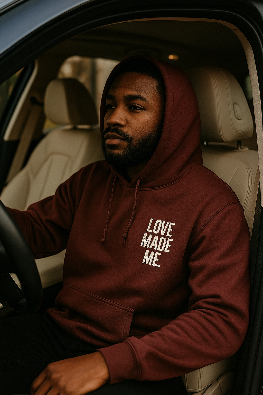 Love Made Me / Shreveport Raised Me — Espresso Hoodie (Ratchet City Edition)