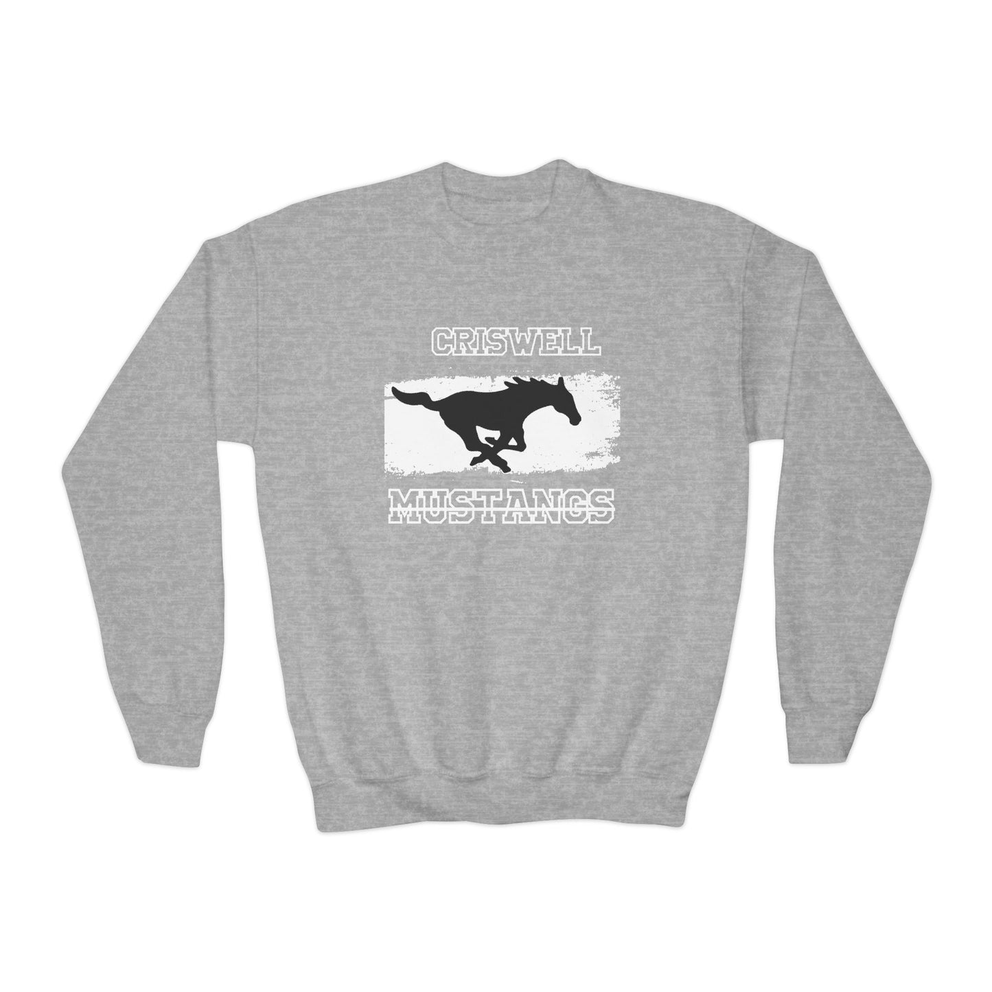 grey Criswell Mustangs Forney Texas elementary school logo spirit shirt Dyllan Johnson artist entrepreneur