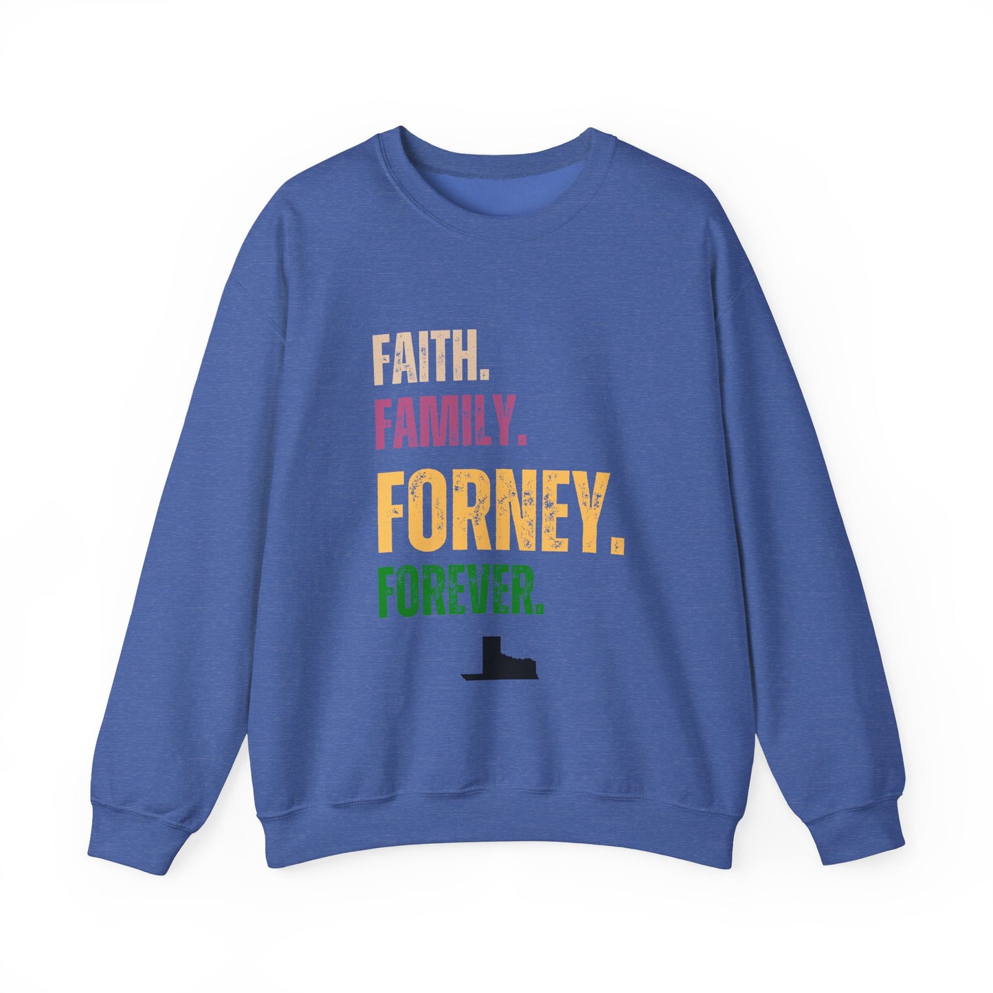 heather blue faith family forney forever texas god christ church spiritual religion unity love inspiration shirt