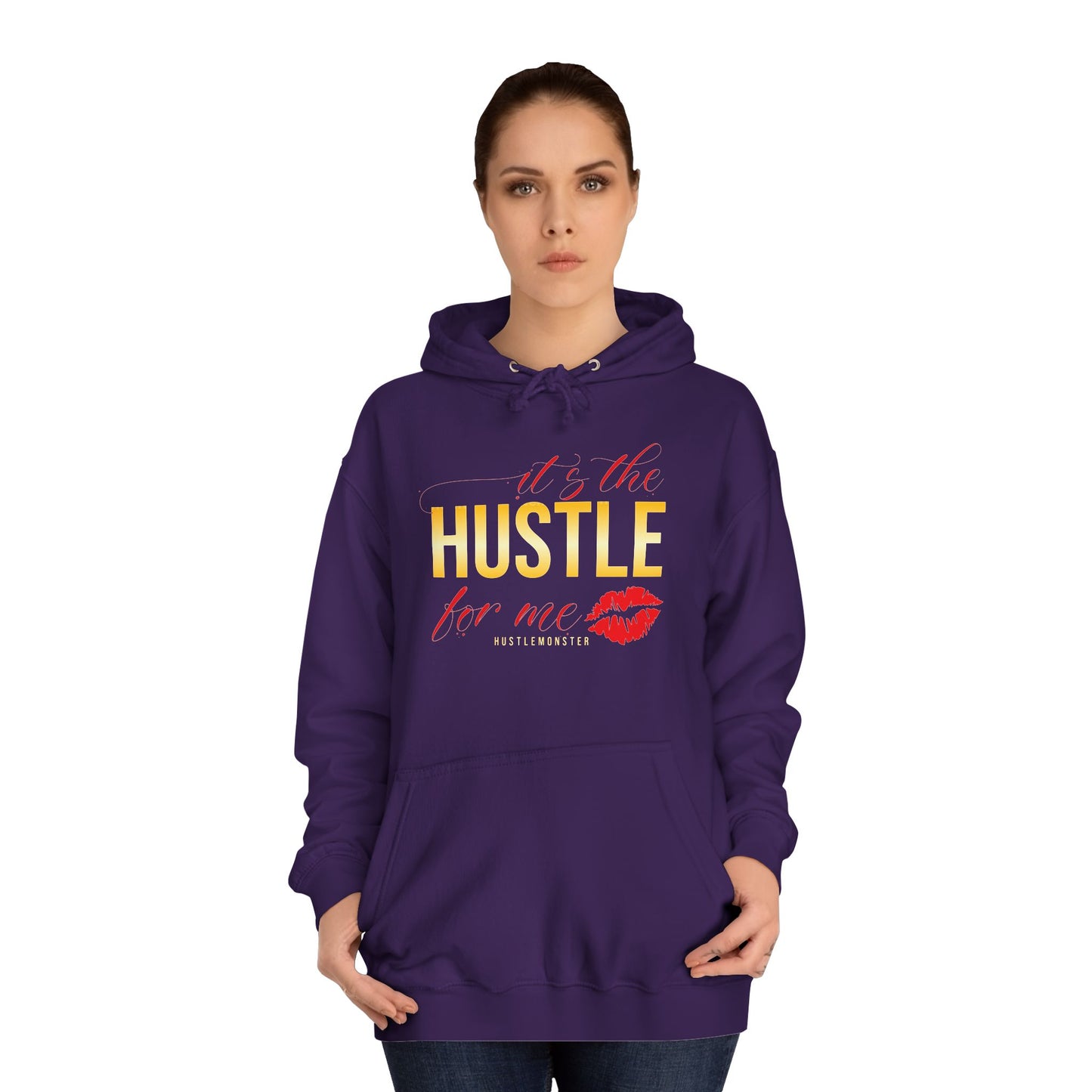 College Hoodie - The Hustle by Hustlemonster