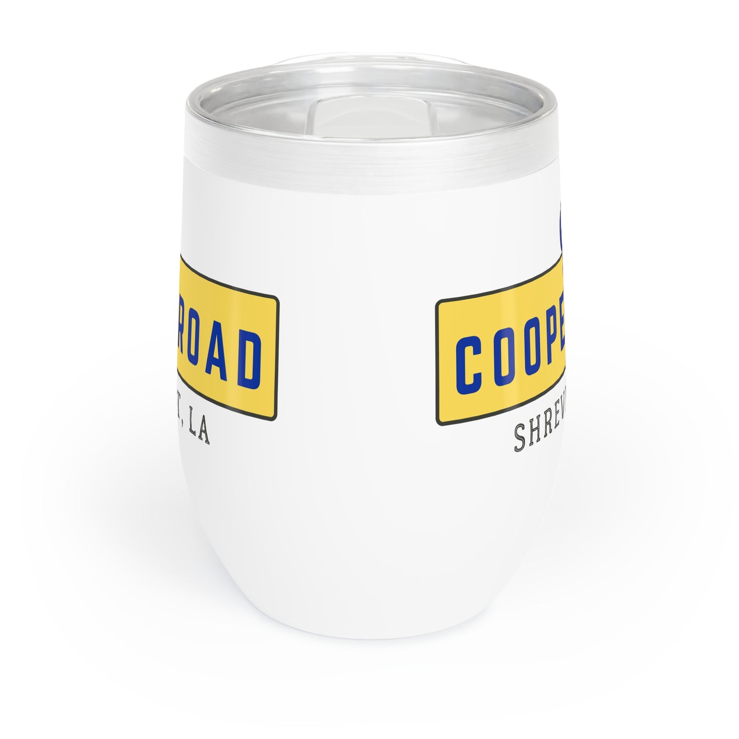 Cooper Road wine tumbler glass cup drink gifts for her him neighborhood pride unity