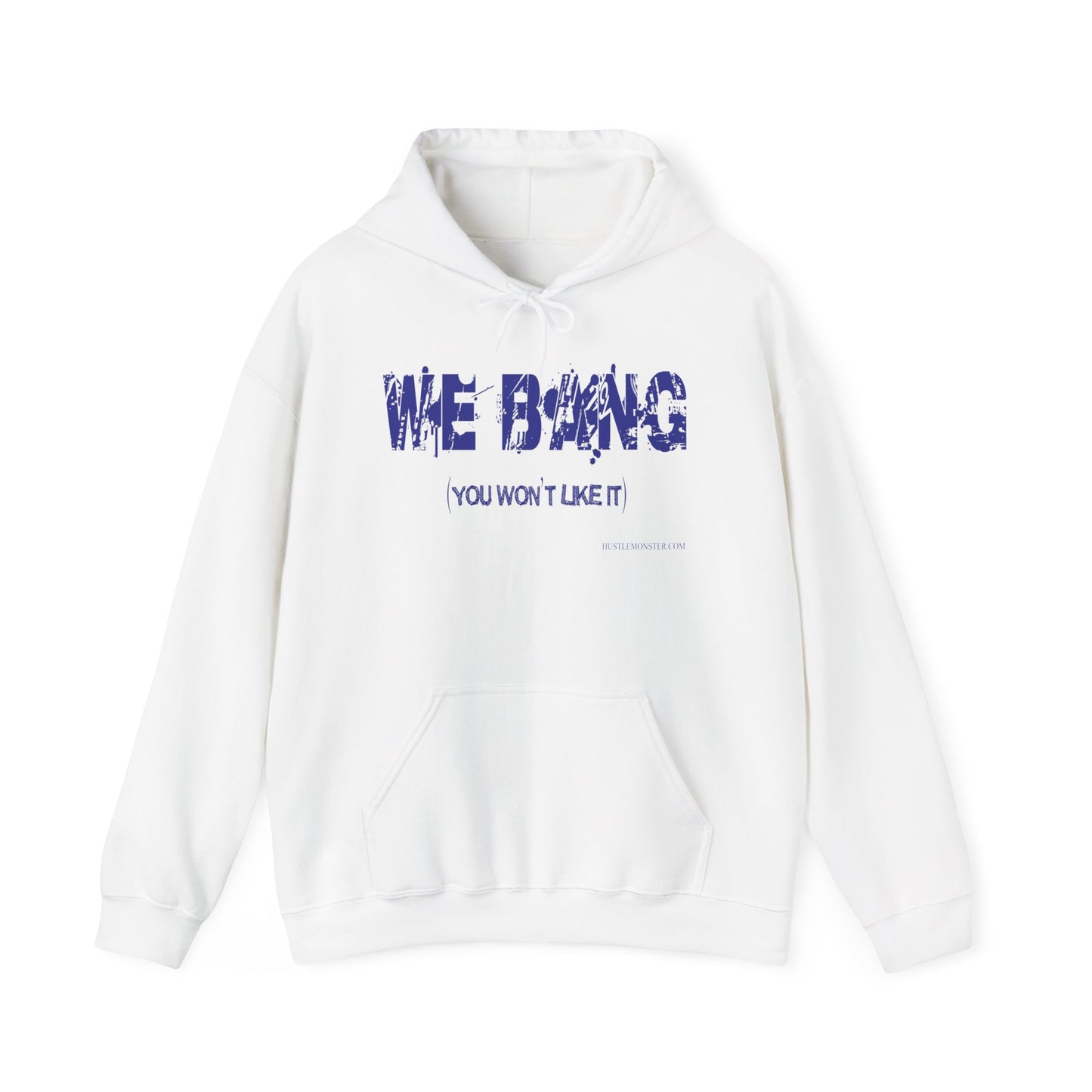 Blue Logo We Bang Hoodie