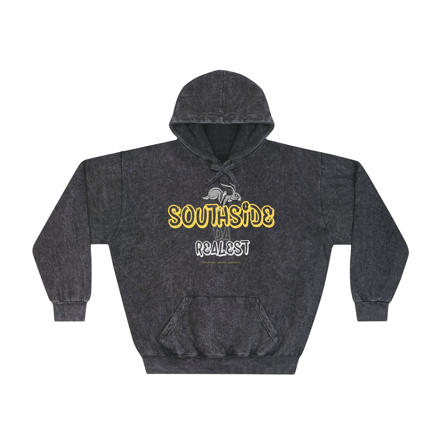 Southside da Realest Forney High School texas jackrabbits mineral washed streetwear hoodie camo