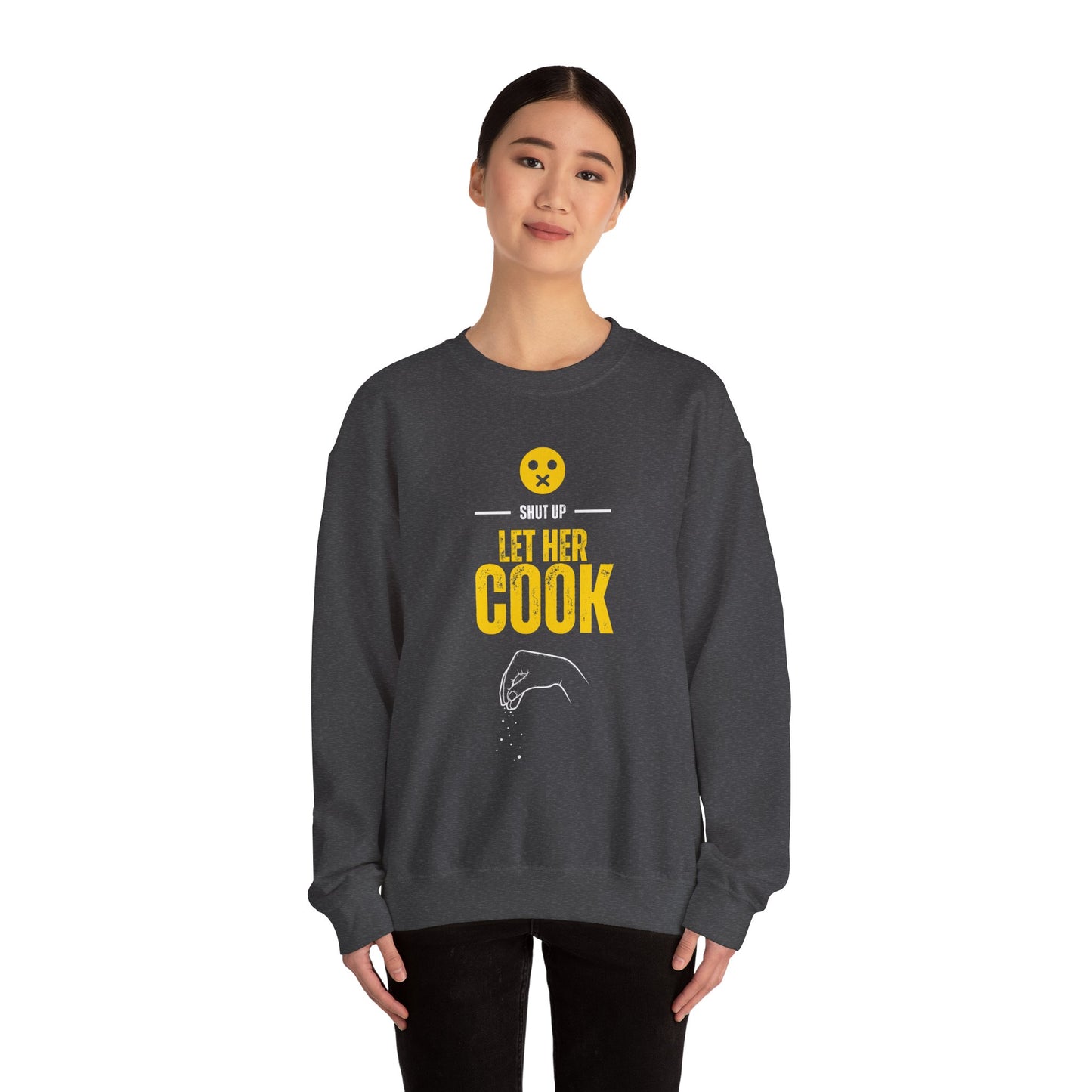 Let Her Cook Crewneck Sweatshirt