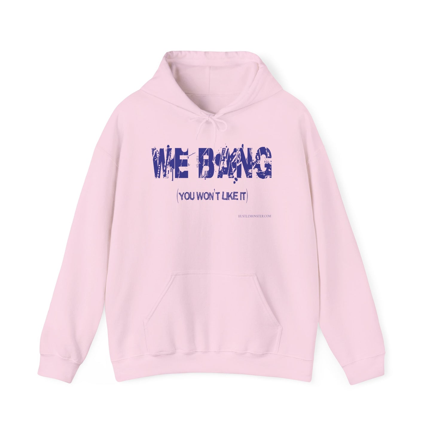 Blue Logo We Bang Hoodie