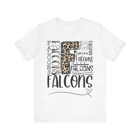  white North Forney Falcons Texas cheer dance mom school spirit shirt streetwear beauty fashion alternate