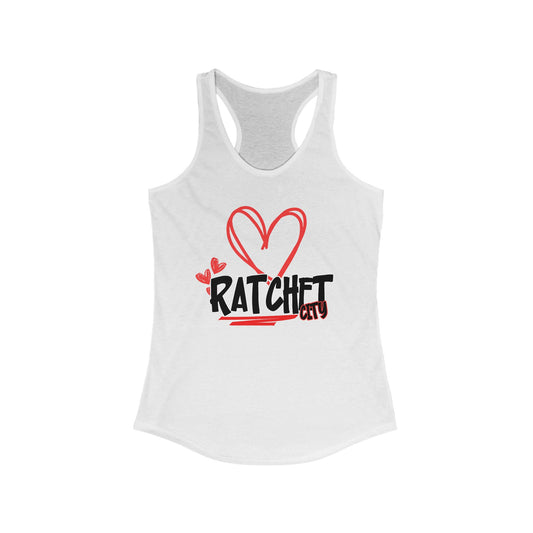 Love Ratchet City Women's Racerback Tank