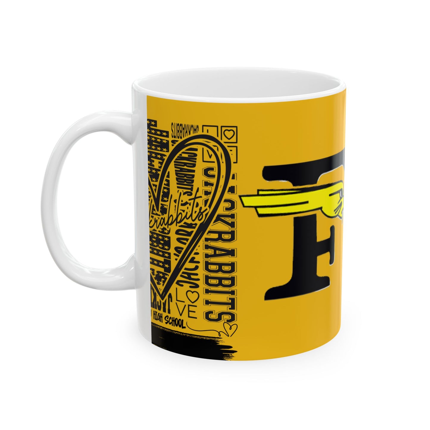 Forney high school jackrabbits mug coffee tea gift dad mom teacher student spirit drinks cup southside