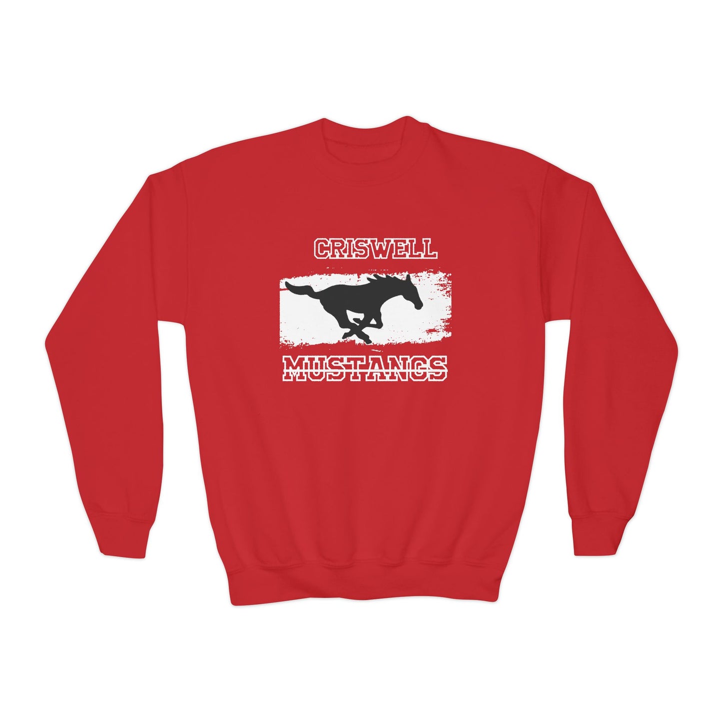 red Criswell Mustangs Forney Texas elementary school logo spirit shirt Dyllan Johnson artist entrepreneur