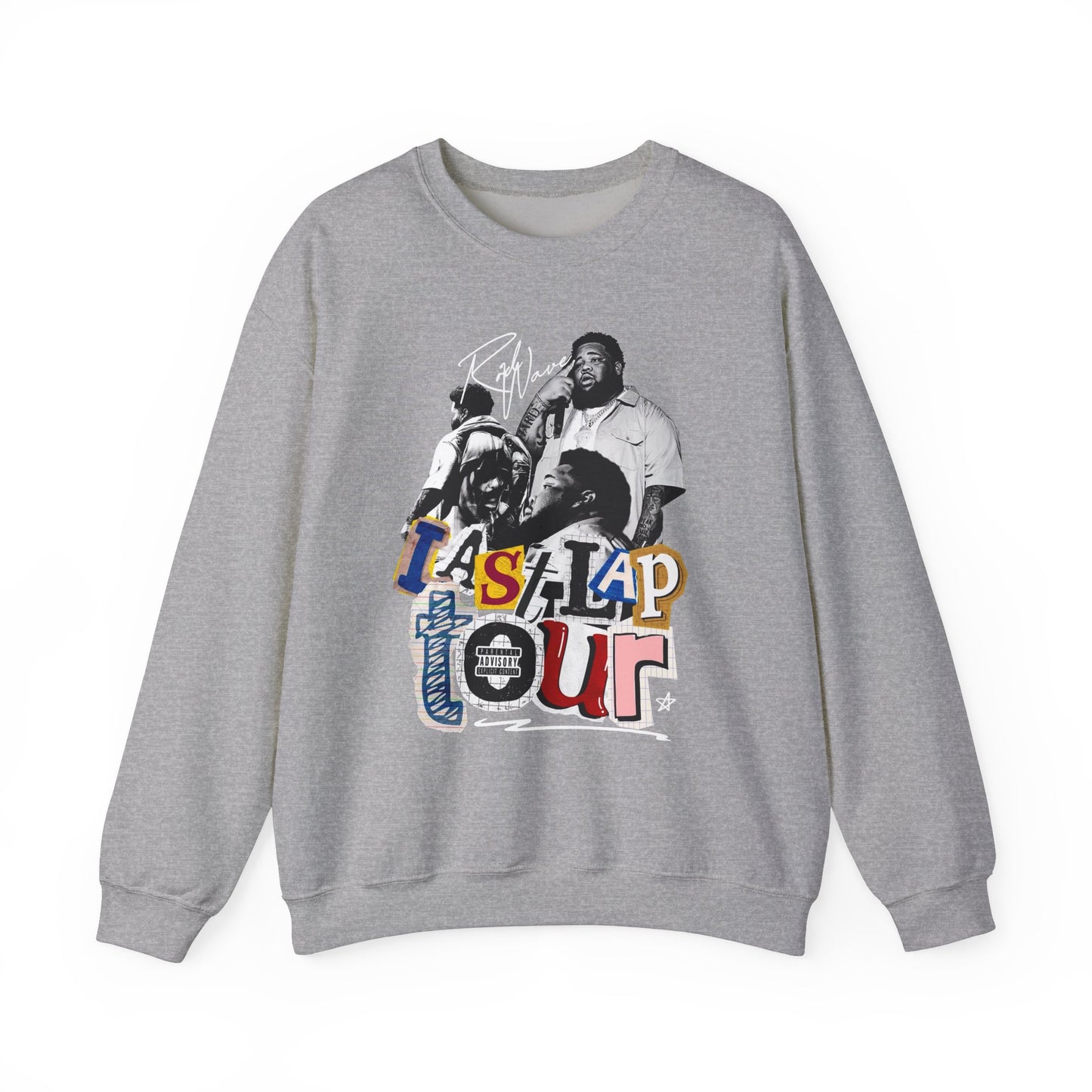 Grey Rod Wave Last Lap Tour sweatshirt with autograph