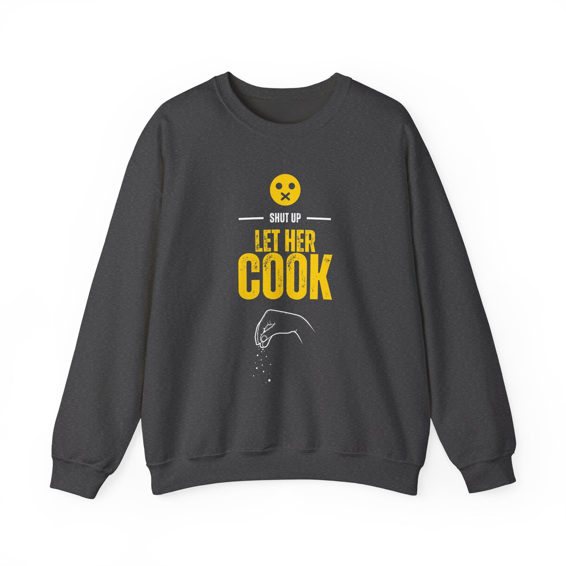 grey Let Her Cook female empowerment feminism sports arts culinary support girls queen motivation