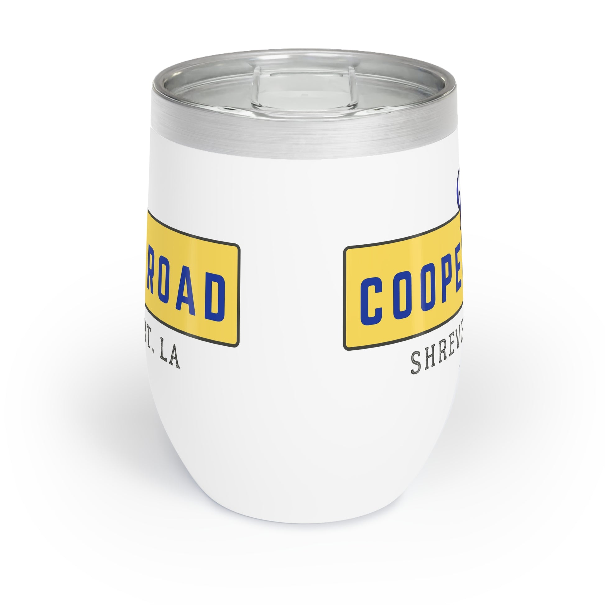 Cooper Road wine tumbler glass cup drink gifts for her him neighborhood pride unity