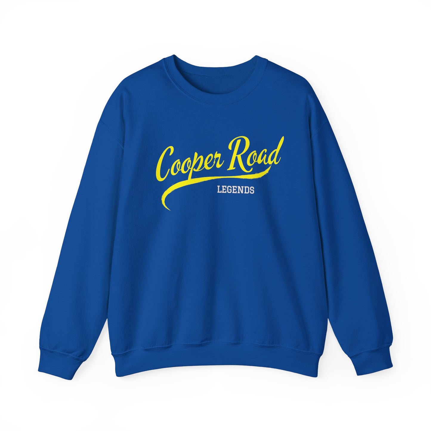 Blue and Gold Cooper Road Legends sweatshirt Shreveport Neighborhood We Bang Louisiana Crip unity history