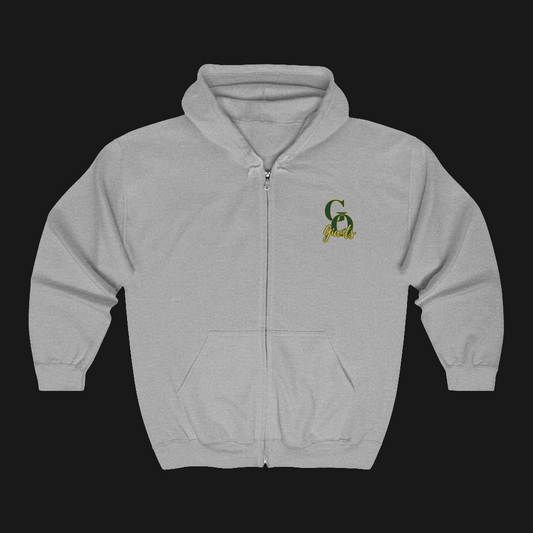 Green Oaks Giants Full Zip Hooded Sweatshirt