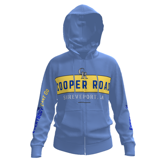 Cooper Road,Everybody Cant Go,Full Zip Hoodie,Shreveport