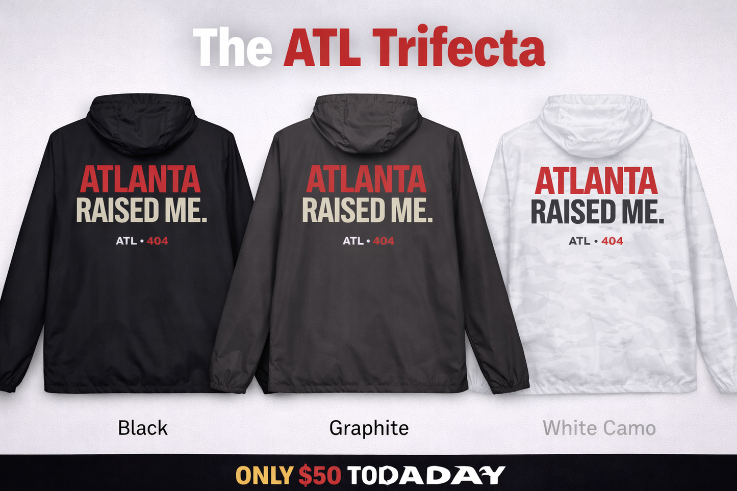 Atlanta Raised Me™ Windbreaker (Love Made Me)