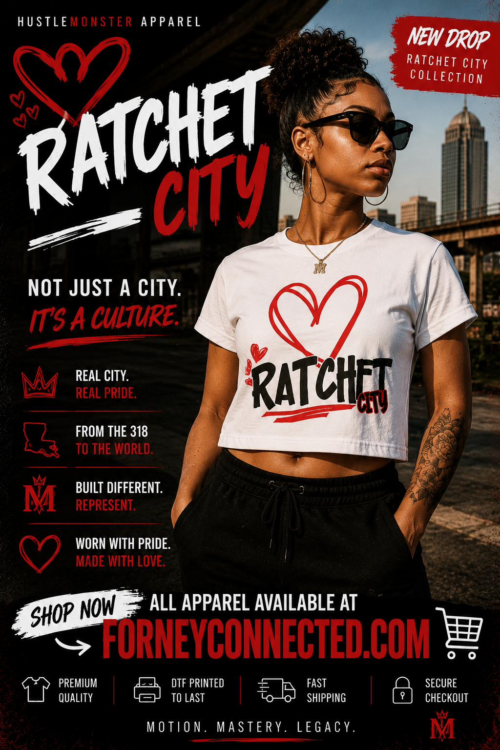 Love Ratchet City Crop Top
