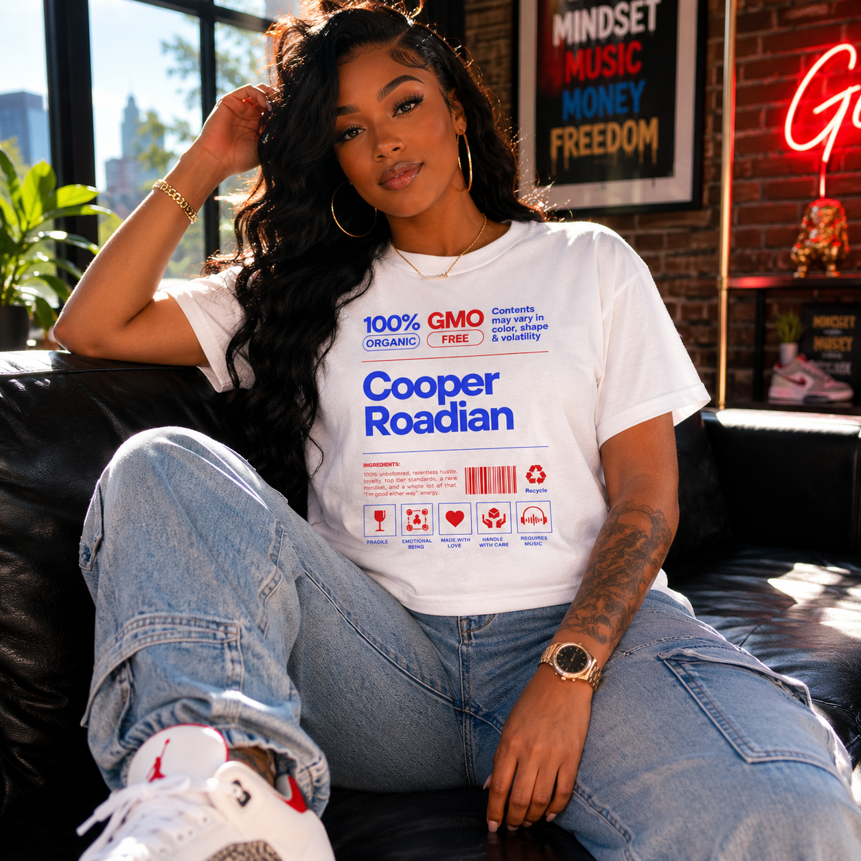 Heavy Cotton Cooper Roadian Independence T-shirt